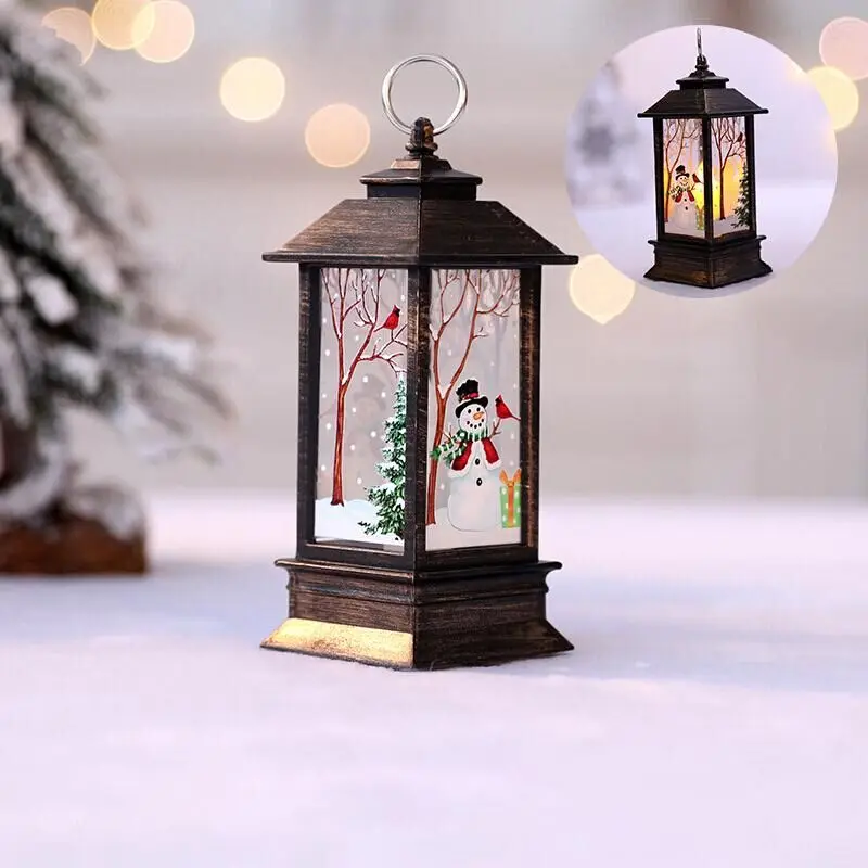 Санта-Клаус домашний декор светодиодный светильник подвесной фонарь