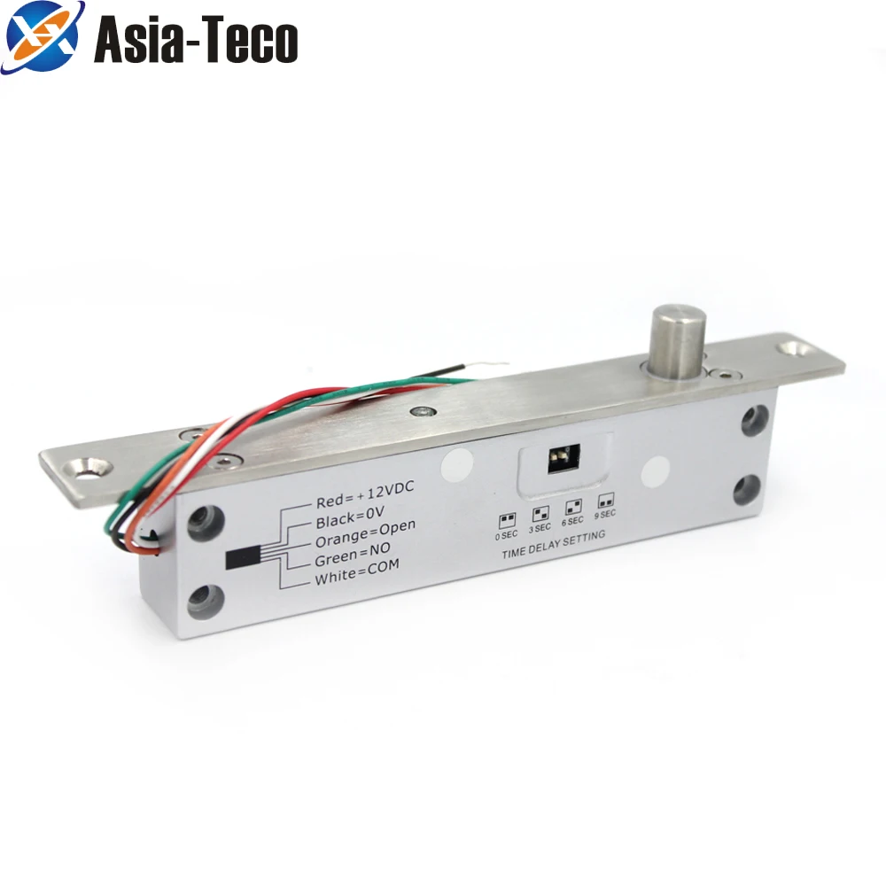 Замок дверной электрический врезной 5/6 кабелей с защитой от