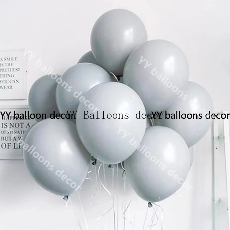 110pcs Maca Blue Gray Mint Balloons Garland Arch Kit Pastel 5/10/12/18inch Birthday Wedding Baby Shower Anniversary Party Decor | Дом и сад