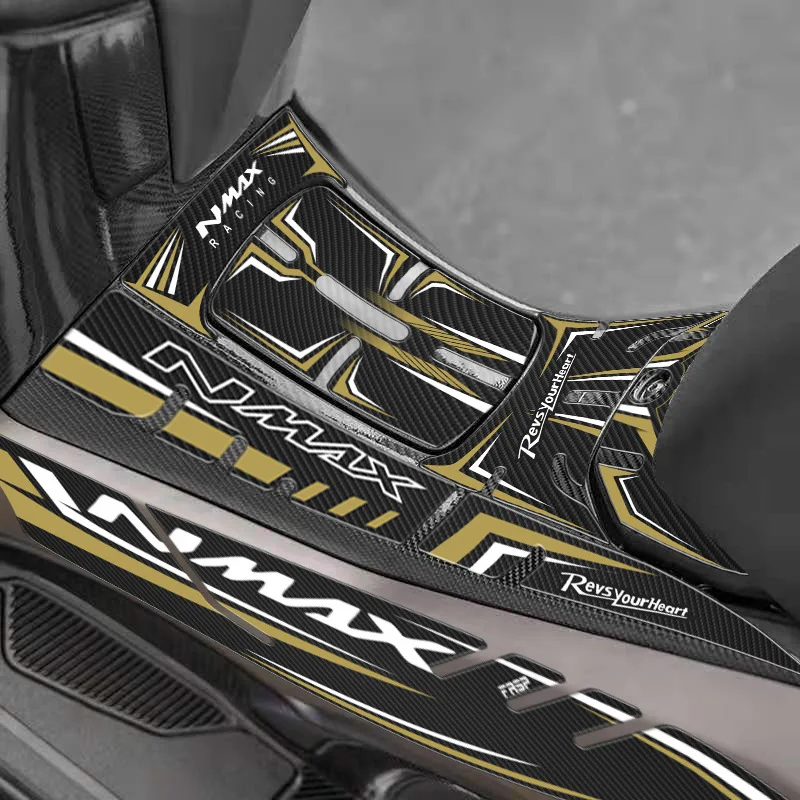 Защитная Наклейка на бак мотоцикла подходит для Yamaha NMAX115 NMAX 115 2020 2021 5D углеродное