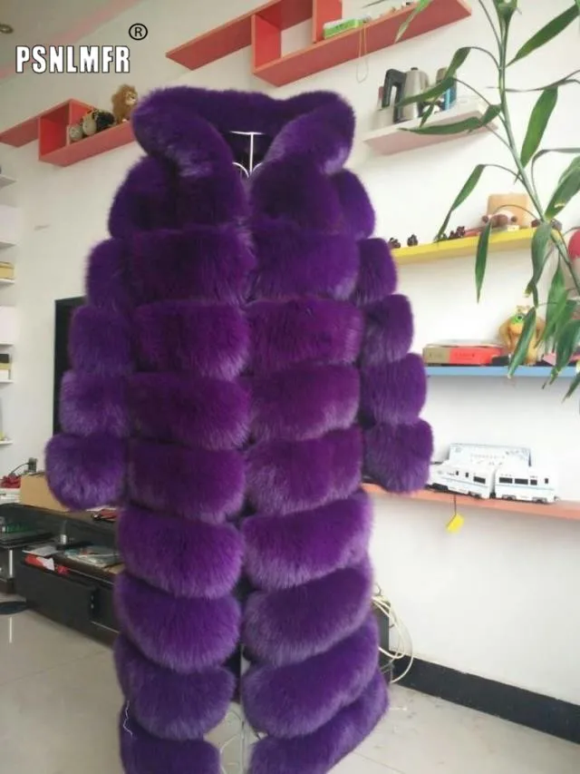 Модное базовое классическое пушистое Женское зимнее пальто ручной работы из