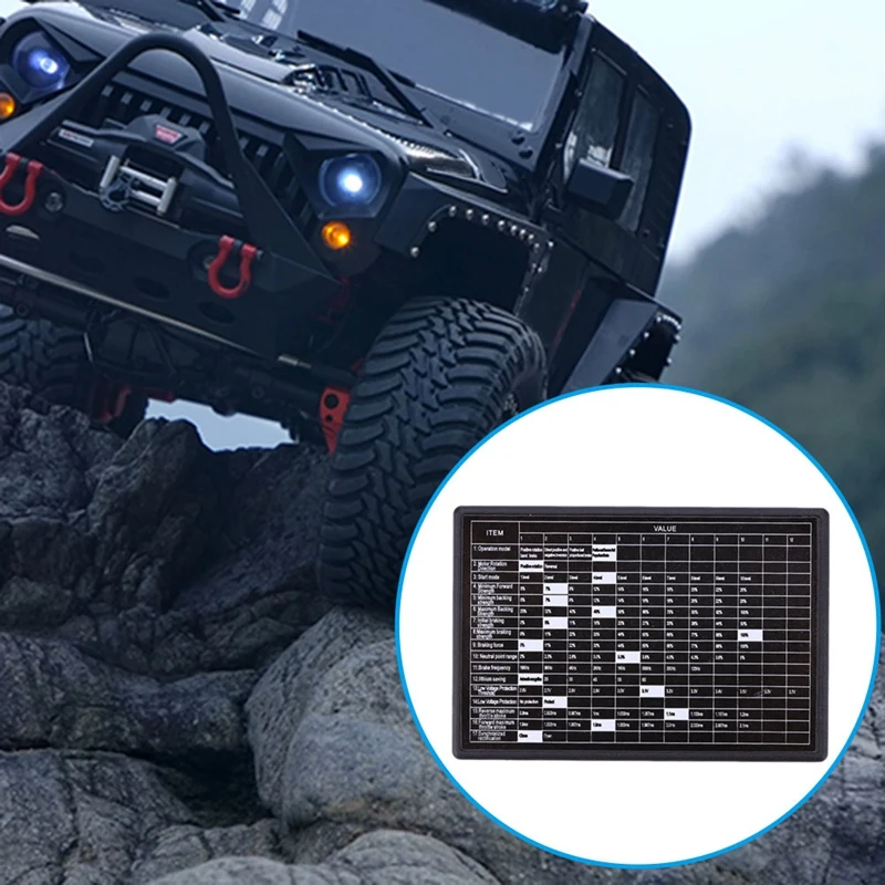 Программирование программатор карты для Rc автомобилей Бесщеточный 60A Esc