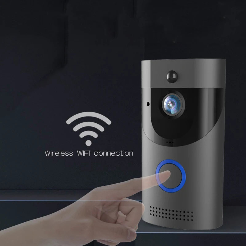 Беспроводной дверной звонок Tuya с Wi-Fi камера для квартиры телефон видеодомофон ИК