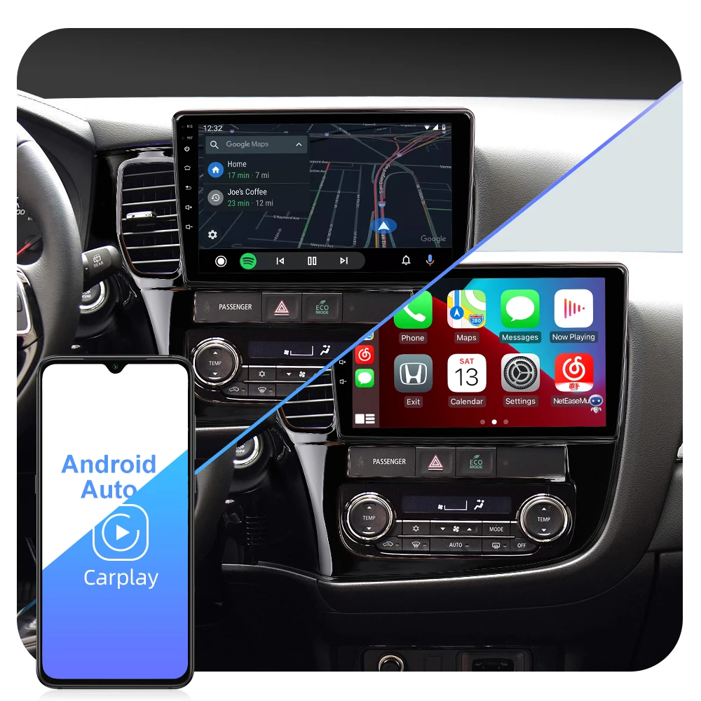 isudar t72 qled android 10 autoradio for mitsubishi outlander 3 2012 2018 gps car multimedia octa core ram 8gb rom 4g fm no 2din free global shipping