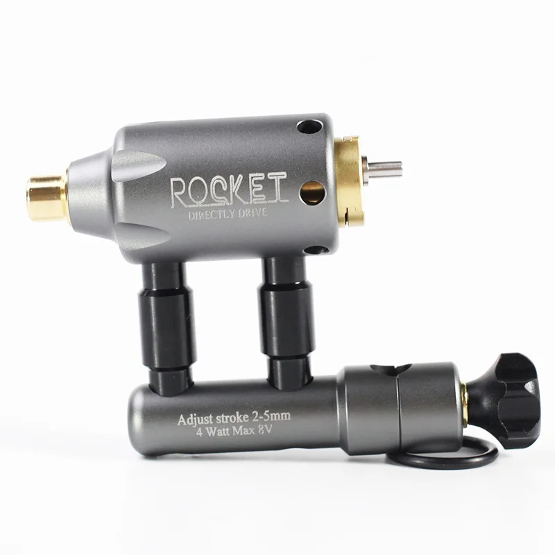 Rocket D4 1 шт. профессиональная ручка для татуировки DC разъем роторная машина татуировки с лучшим мотором подходит для картриджа тату иглы - Цвет: Rocket D4