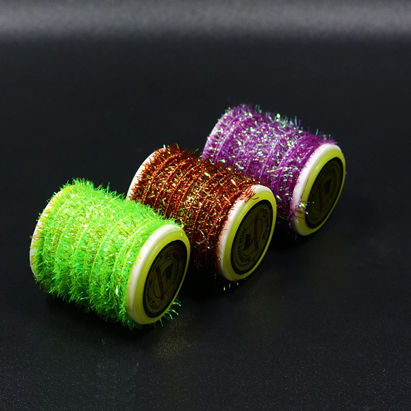 Перламутровый кактус синель лосось и стальная голова Стример Летать для вязания