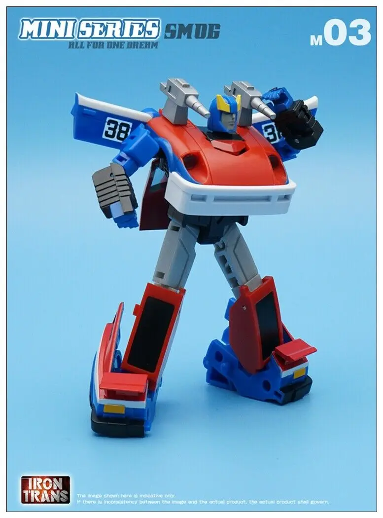 Новинка IronTrans M-01 M-02 Полицейская модель Thunderbolt смог мини-серии M-03 | Игрушки и хобби