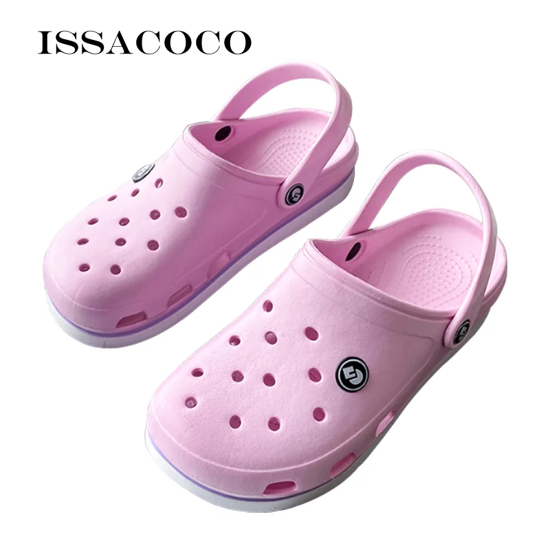 

Women's Jelly Sandals Female Lady Flats Casual Shoes Nurse Clogs Casual Louboutin Vulcanize Shoes On Platform Footwear Summer