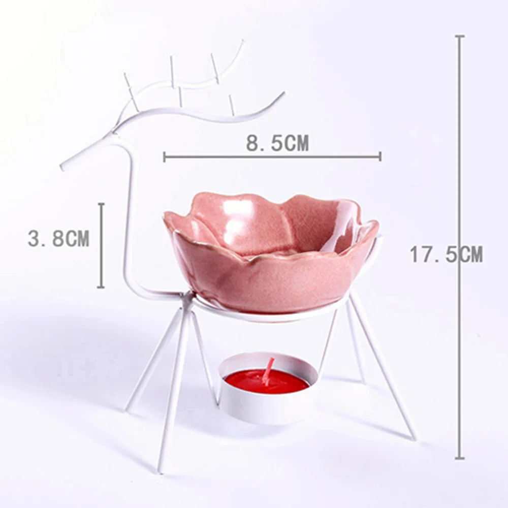 Креативная масляная горелка из нержавеющей стали в виде оленя искусственная