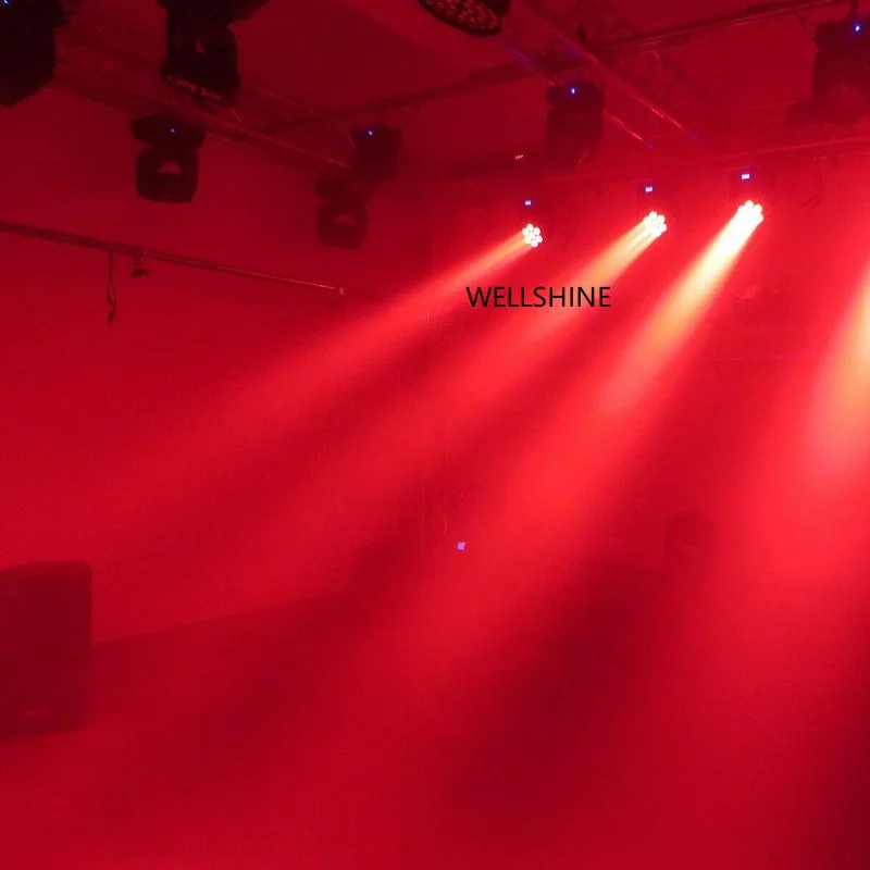 Сценическое освещение DMX 512 4 шт./лот 7x12 Вт светодиодный прожектор