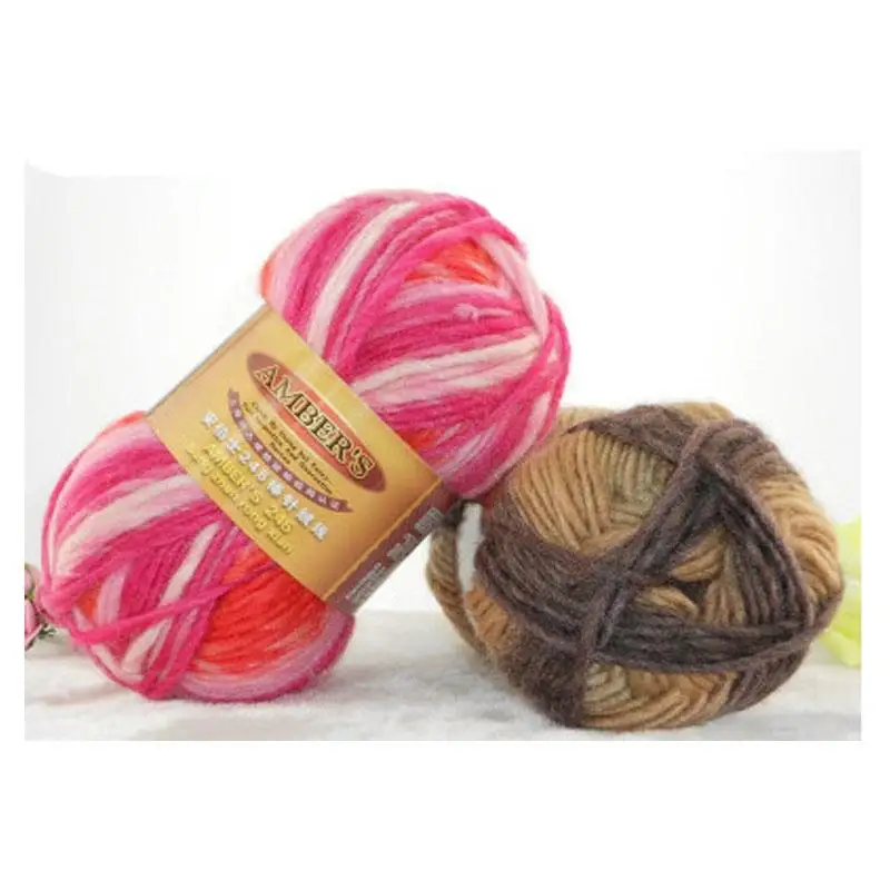 100 г/шар Высококачественная пряжа из чистой шерсти мягкая детская толстая для