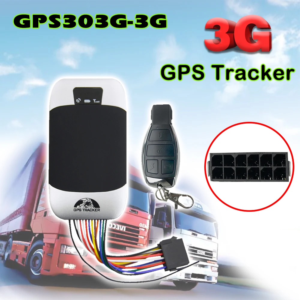 Автомобильный GPS-трекер 3G WCDMA с функцией отслеживания в режиме реального времени