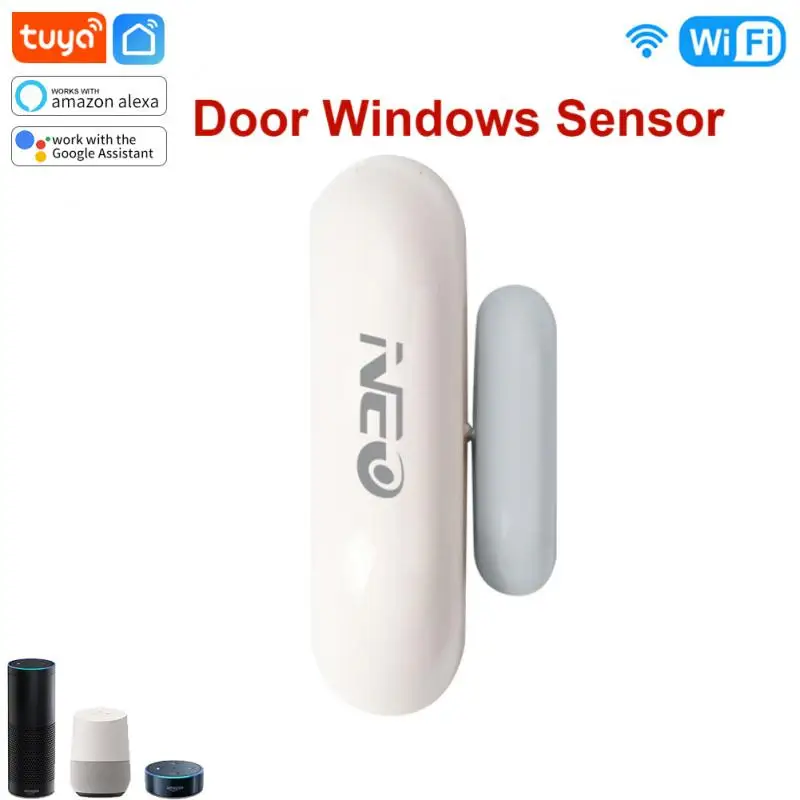 

Tuya WiFi Door Sensor, Smart Door Open/Closed Detectors,Smart Life APP Wifi Window Sensor Home Alarm Work With Alexa,Google Home