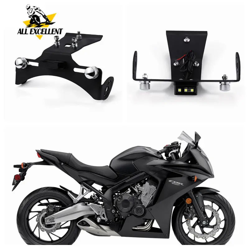 Для 2014 2019 15 Honda CB650F CBR650F выпрямитель хвост аккуратный держатель с светодиодный для