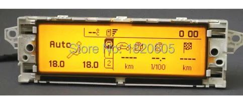 Оригинальный Желтый экран монитор с поддержкой USB Dual-zone Air Bluetooth 12 pin для Peugeot 407 408 307