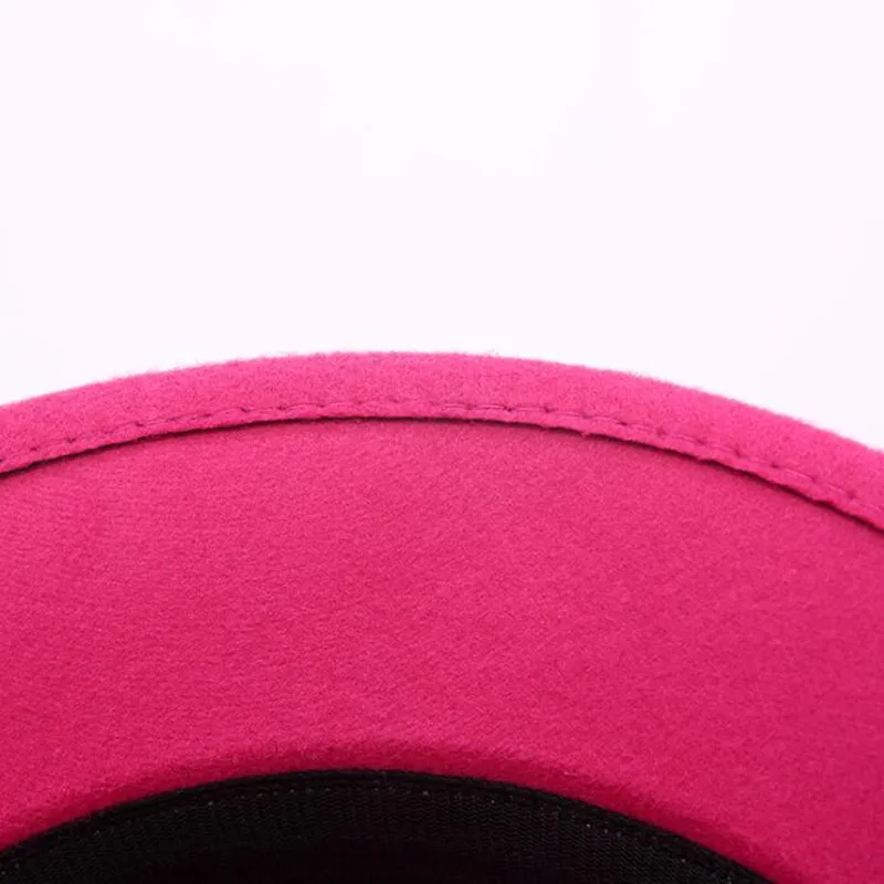 

SHALUOTAOTAO Trend Autumn Winter Women's Fedoras Fashion Flower Decoration Sombreros Elegant Vintage Lady Brands Panama Hat NEW