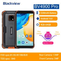 blackview bv4900 pro ip68 rugged phone android 10 waterproof mobile phone 5580mah nfc 5 7 inch 4g cellphone 4gb 64gb octa core