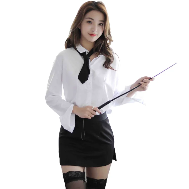 Сексуальная Униформа привлекает женщин нижнее белье облегающая Нижняя юбка