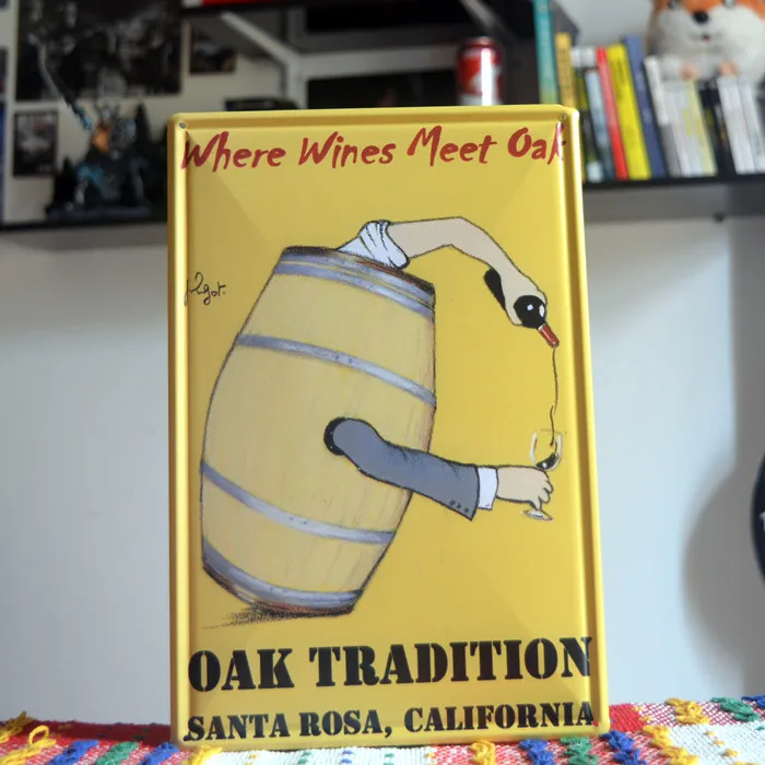 Новое поступление &quotдубовые традиции&quot жестяные таблички постер для фильмов