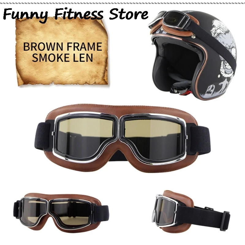 

Коричневые велосипедные очки в стиле ретро, велосипедные очки, очки для занятий спортом на открытом воздухе, велосипедные очки для мотокрос...