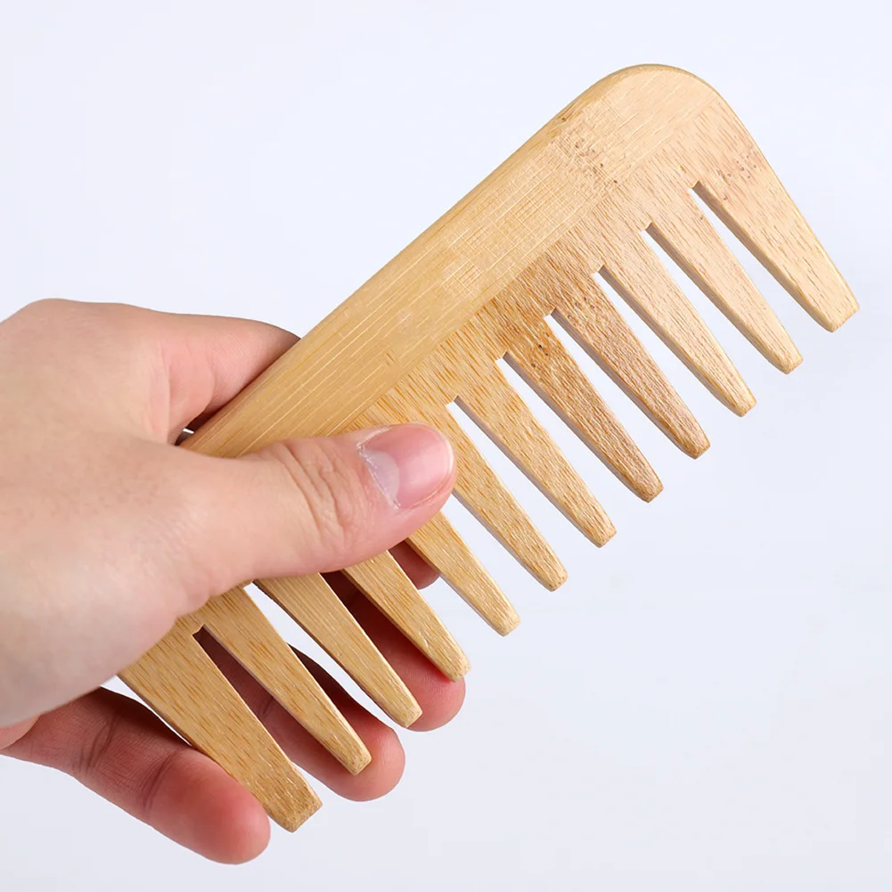 

3PCS Hair Combs Set Wooden Comb Wide Tooth Comb Natural Peach Wood Fine Comb Anti-Static Massage Beard Classic Hair Styling