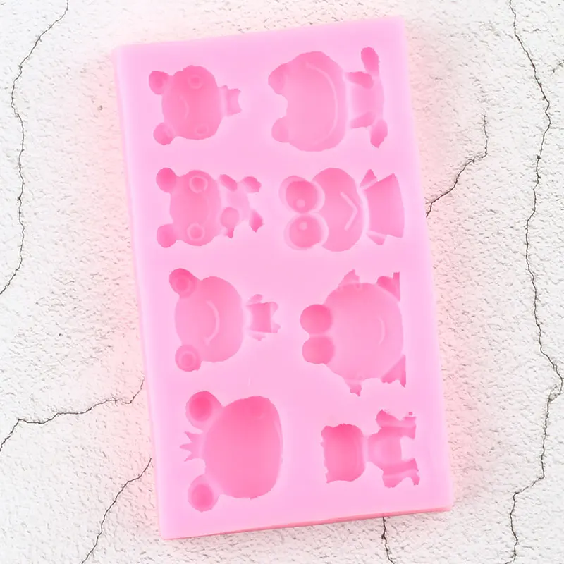 Силиконовая форма в виде лягушки для выпечки кексов искусственная полимерная