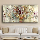 Настенная картина Древо жизни Густава Климта, пейзаж, Настенная картина для гостиной, домашний декор (без рамки)