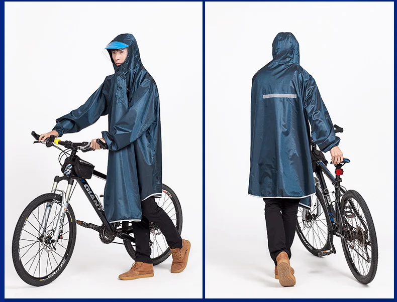 

Bike Long Rain Coat Rain Pants Waterproof Rain Coats Windproof Motorcycle Poncho Male Chubasquero Hombre Rainwear W