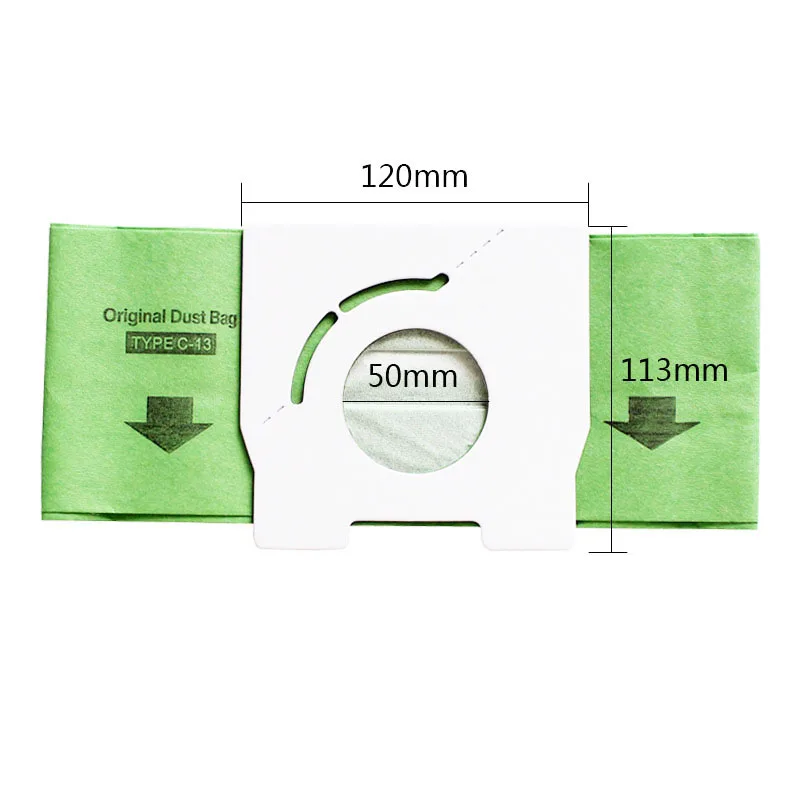 5pcs For Panasonic C-13 MC-CA291/293 Vacuum Paper Bag/Dust Collecting Bag |