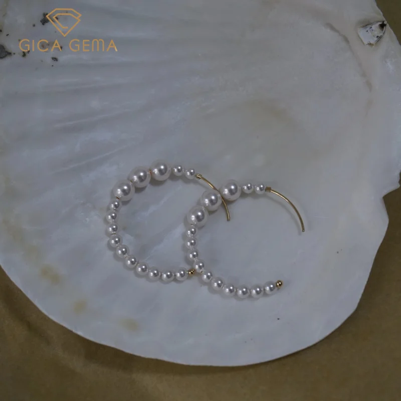 

Серьги женские из серебра 925 пробы с пресноводным жемчугом