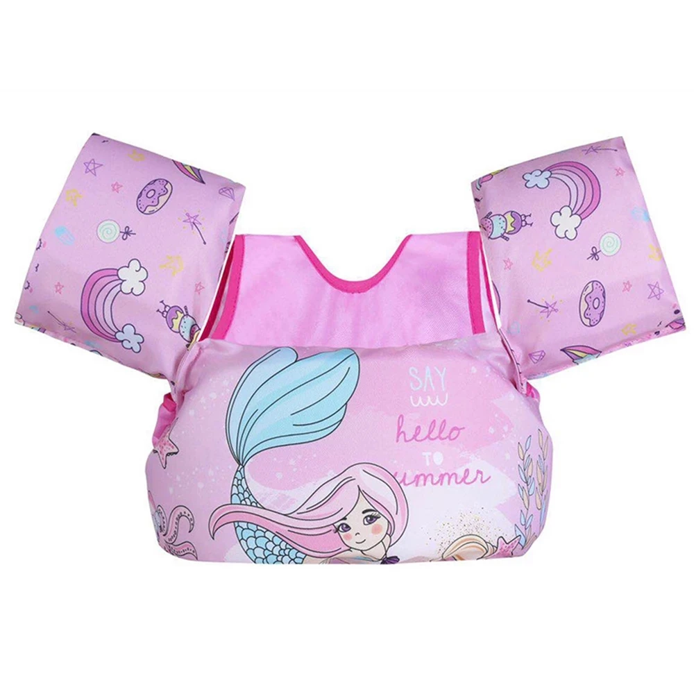 

2-6 Year Old baby swim rings Foam Cartoon Arm Ring Life Jacket Vest swim ring Puddle Jumper Child For Swimming Water Sports Gift