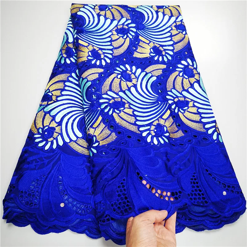 Новинка 2021 швейцарская вуаль кружевная ткань 100% хлопок вышивка высокое качество