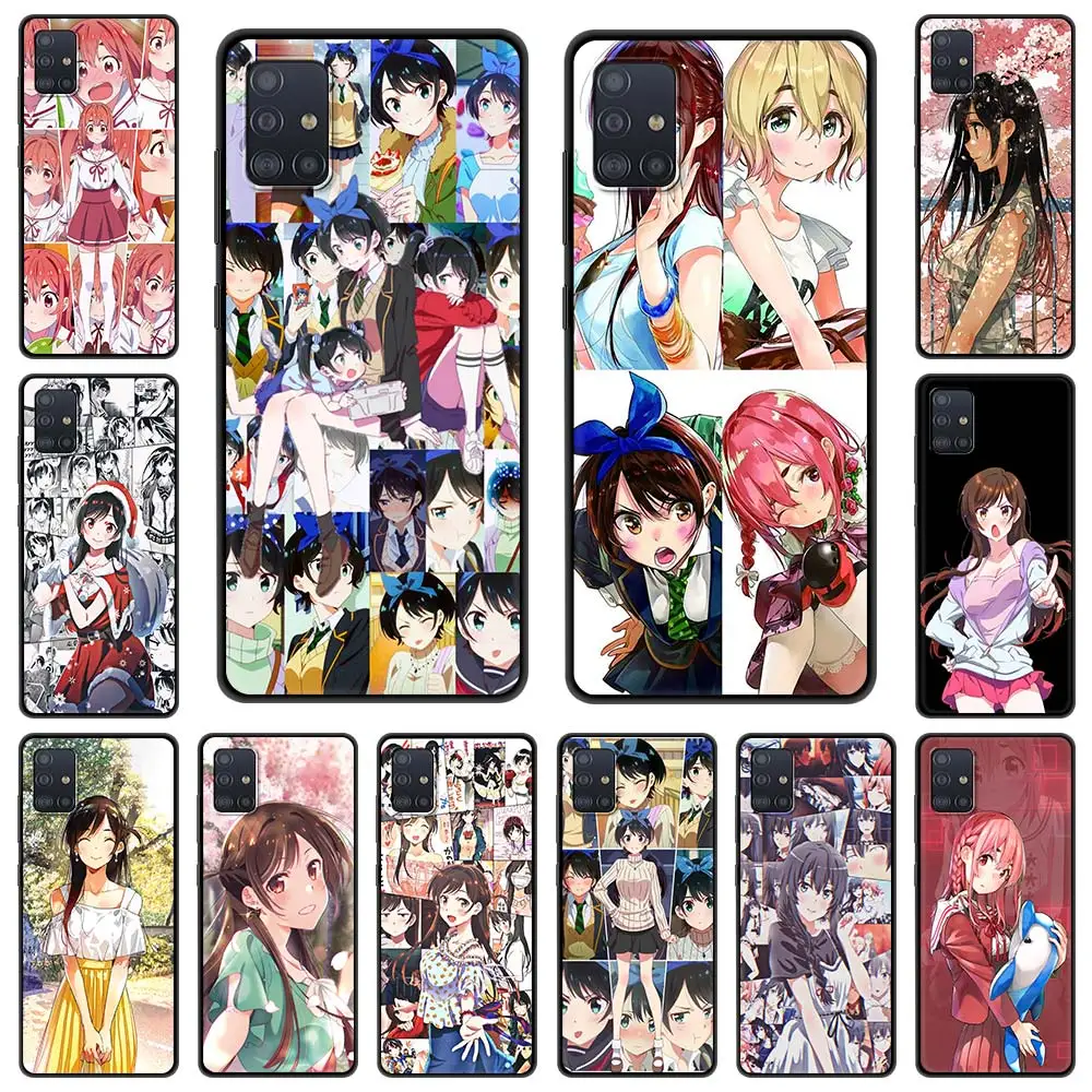 

Rent a Girlfriend Cute Kanojo Okarishimasu Phone Case for Samsung Galaxy A51 A71 A21S A12 A11 A31 A52 A41 A32 5G A72 Soft Cover