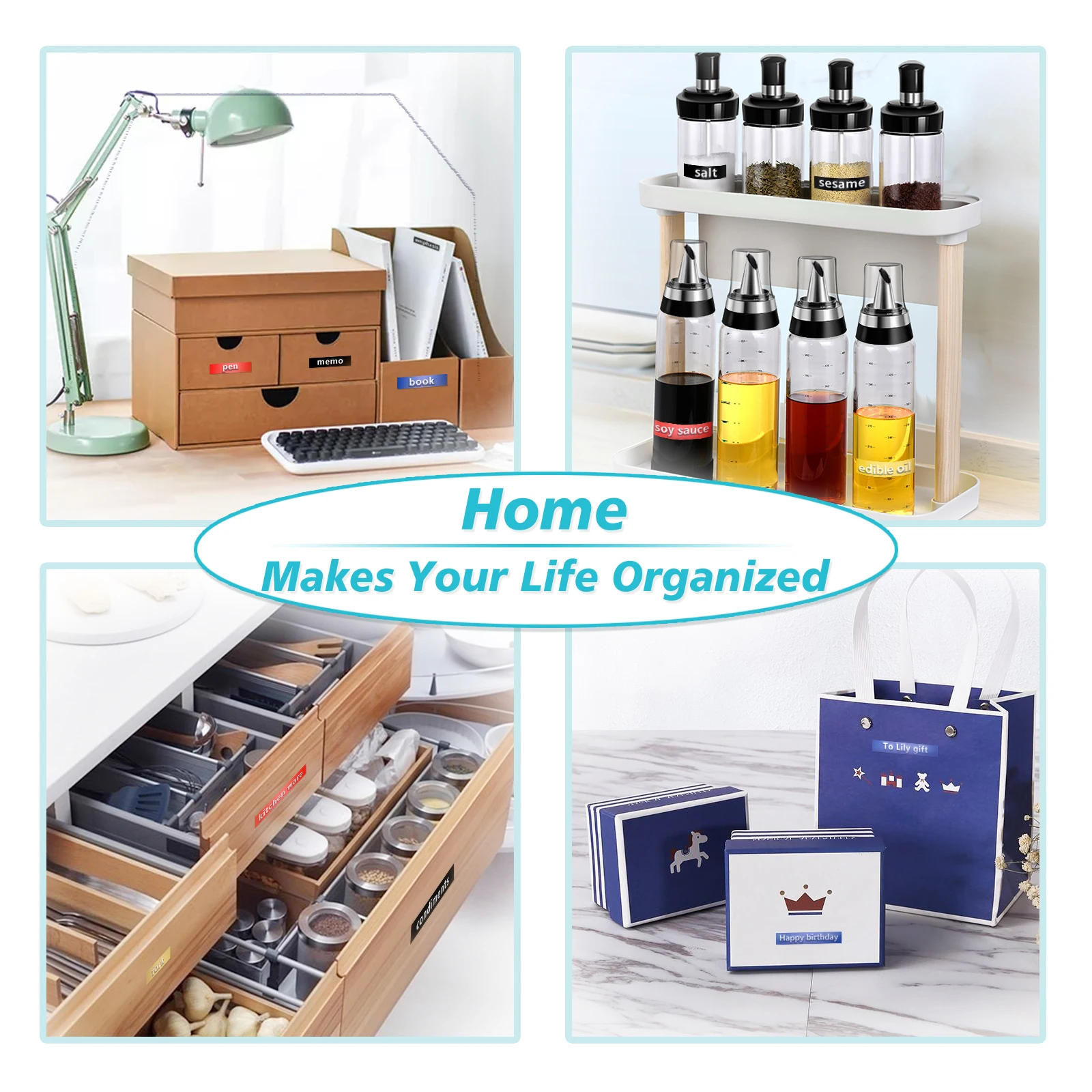 UniPlus 3 шт Этикетка производитель совместим с 3D Dymo ленты многоцветный 9 мм принтер