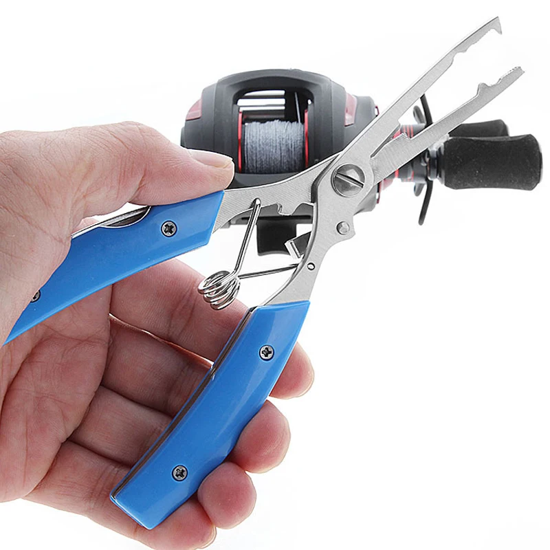 

Multifunction Scissors Fishing Plier Scissor Braid Line Lure Cutter Hook Remover Etc Tackle Cutting Fish Use Tongs Outdoor Tool