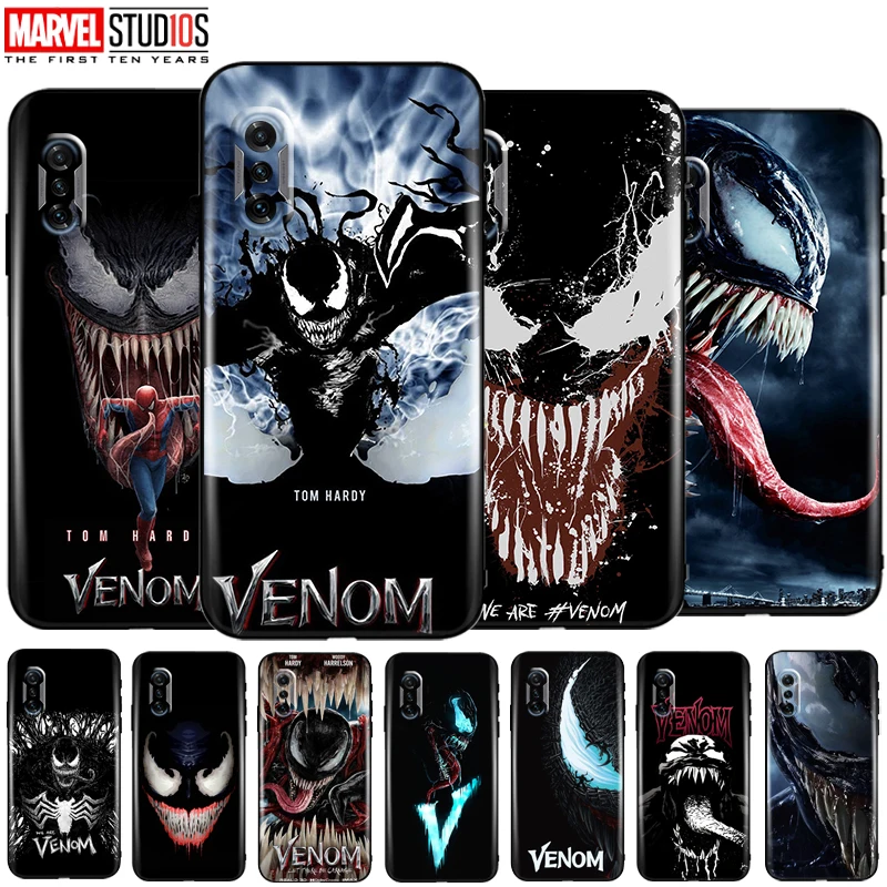 

Venom Phone Case For Xiaomi Poco F3 GT Funda Cover Marvel Avengers Comics SpiderMan Thor Captain America