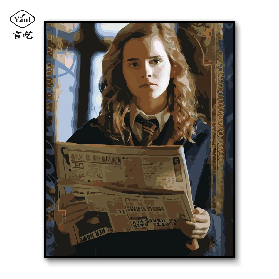Набор для рисования по номерам Luna Lovegood масляная краска Гермиона наборы