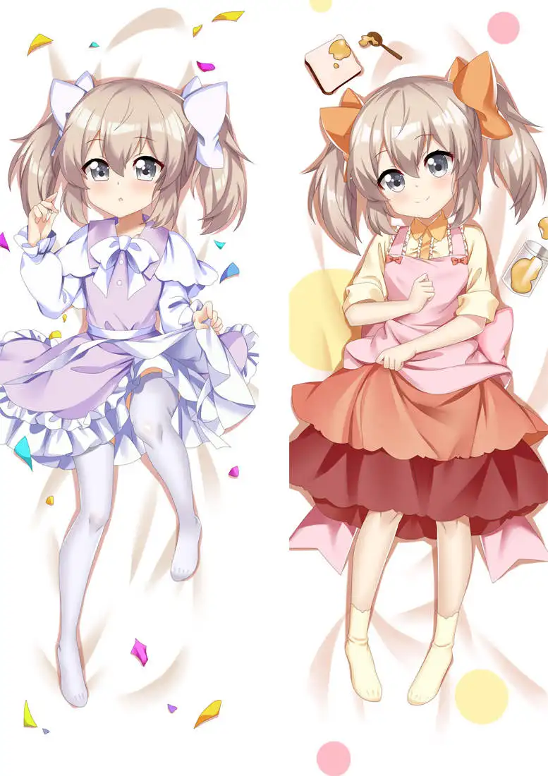 

uchi no musume no tame naraba ore wa moshikashitara maou mo taoseru kamo shirenai pillow cover latina Dakimakura