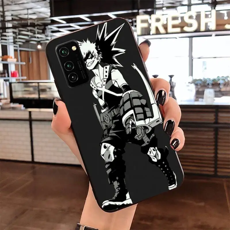 Boku без герой Академии Katsuki Bakugou цветной чехол для телефона Samsung S20 plus Ultra S6 S7 край S8 S9