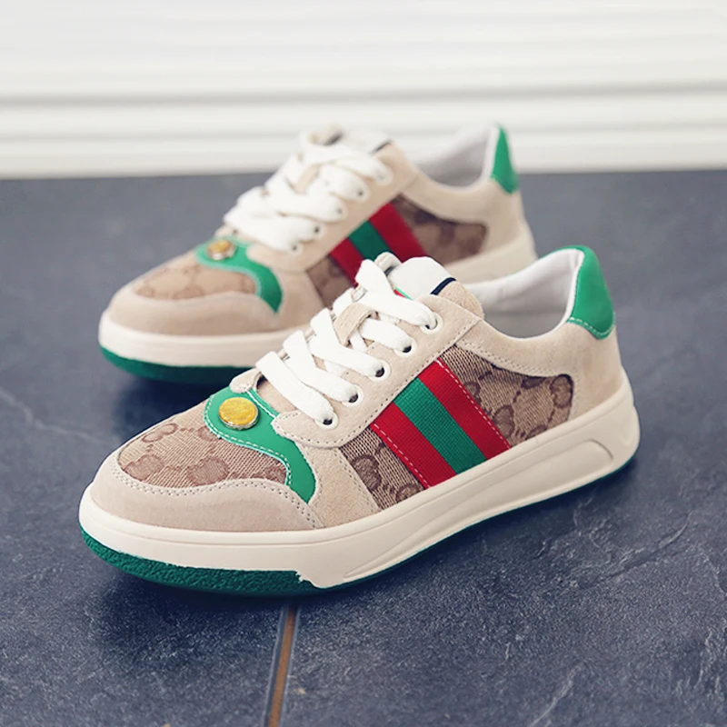 Новые кроссовки Женская обувь Высококачественная из натуральной кожи