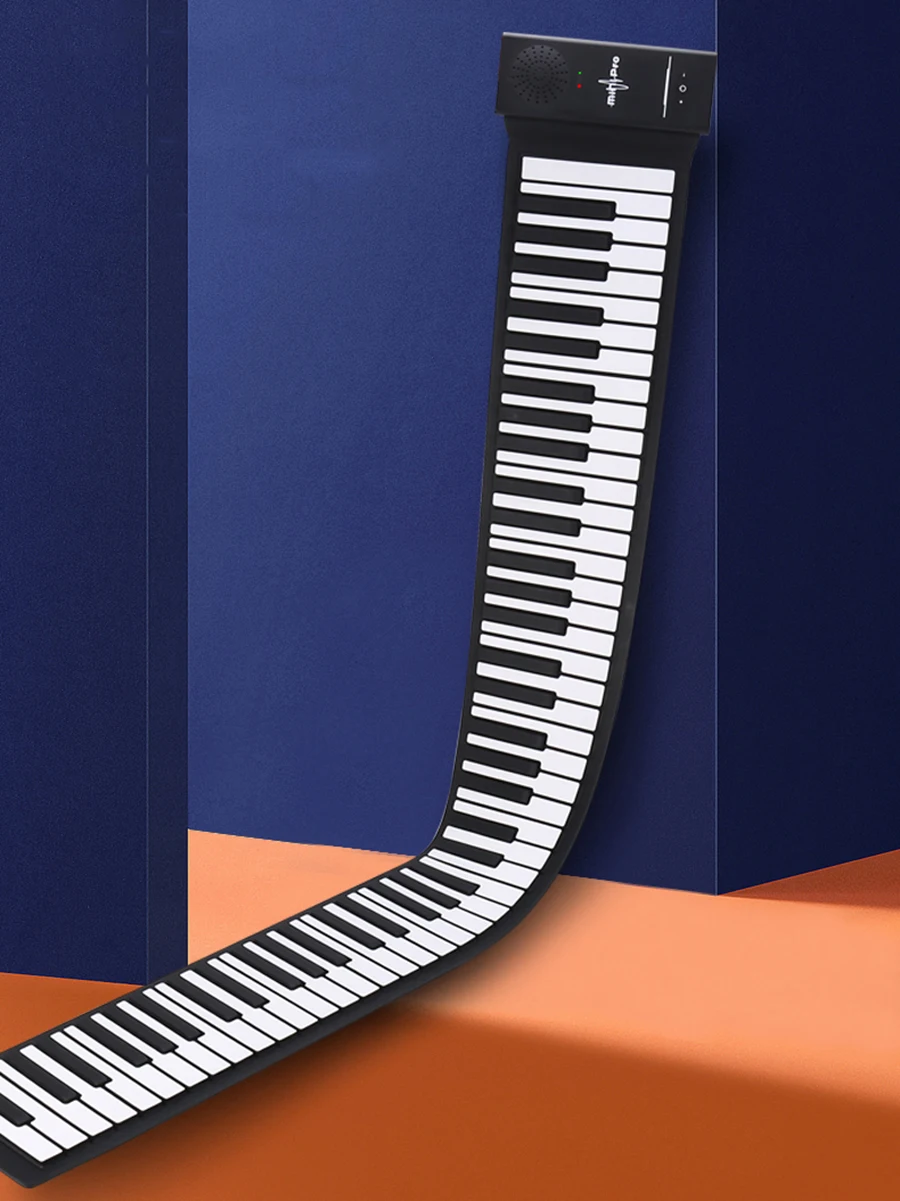 Hand Rolled Electronic Piano 88 Key Keyboard Portable Multi-function Piano Smart Folding Instrument De Musique Entertainment