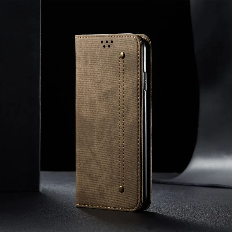 

Flip Phone Cover Case For Vivo V21E Y73 Y70 Y70S S9 S7 S6 Z6 V20 Pro y30 y31 Neo3 V17 Luxury Denim Pu Leather Wallet Phone Case