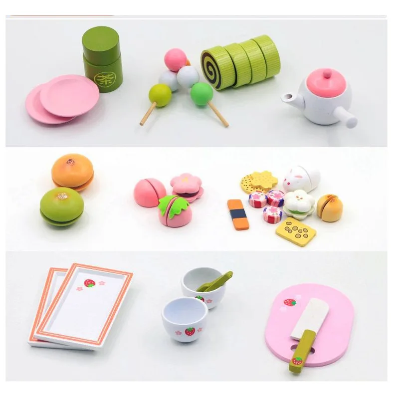 Новые детские игрушки клубника имитация послеобеденный чай набор детская еда