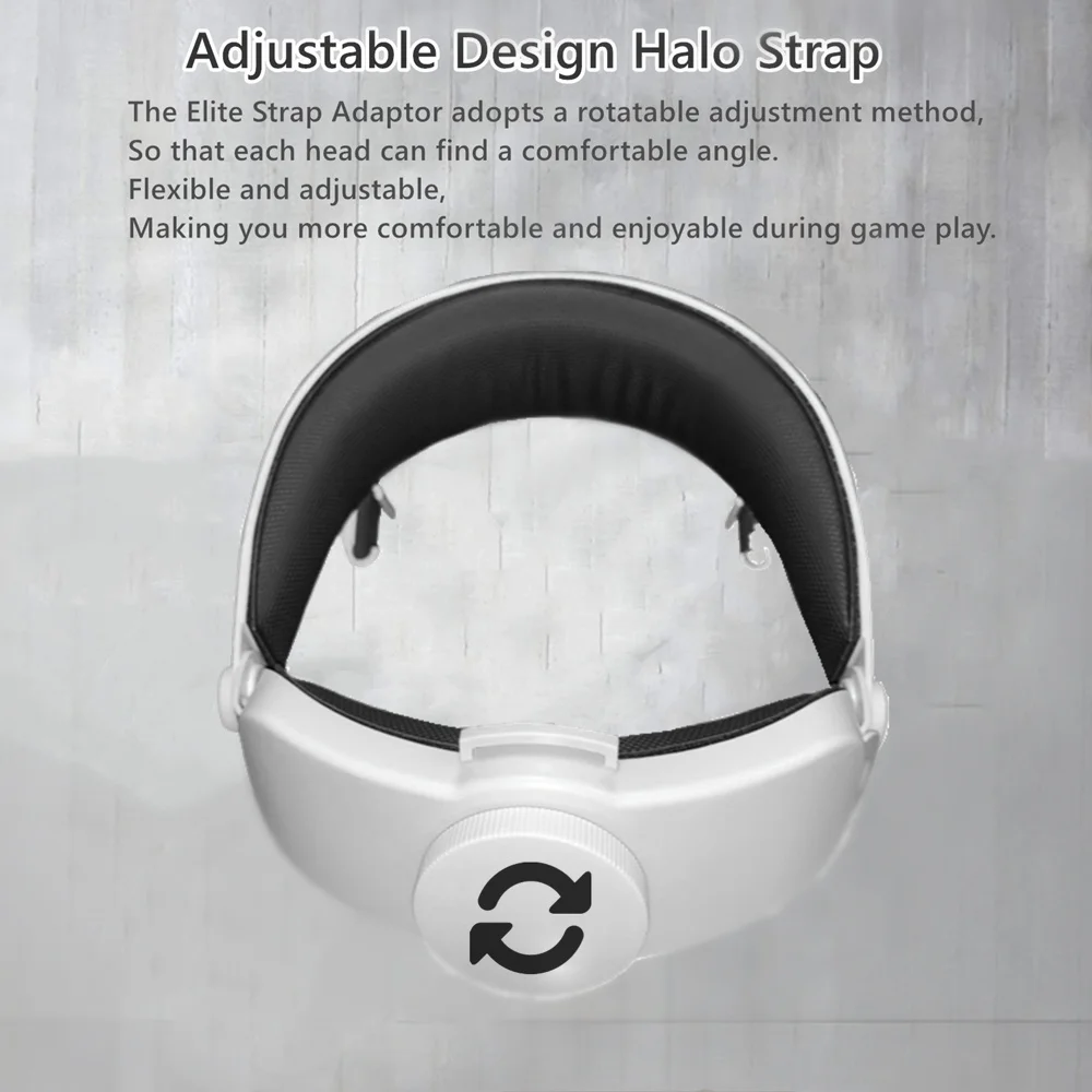

For Oculus Quest 2 Halo Strap Virtual Reality Supporting forcesupport Upgrades Head Strap For Oculus Quest 2 Accessories
