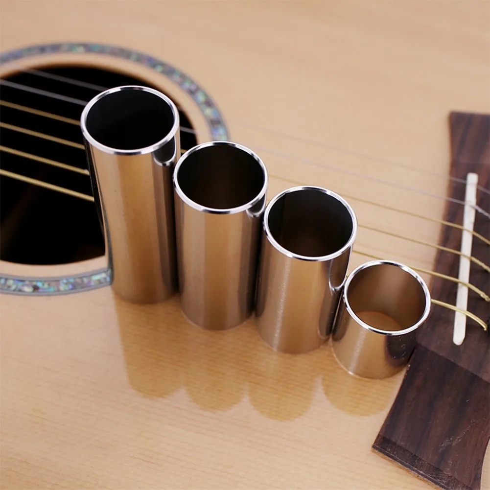 

Electric Acoustic Guitar Slide Steel Slider Length 28/51/60/70 Mm Short Long Set For Guitar Bass Stringed Instrument Slide Accs