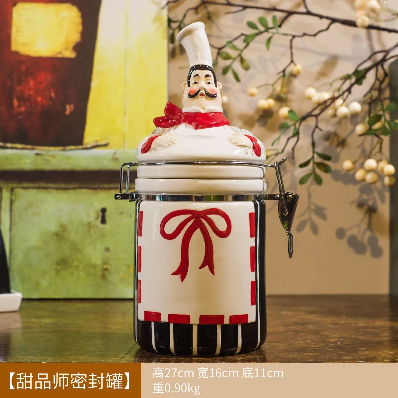 Набор керамических резервуаров для приправ Креативные кухонные принадлежности