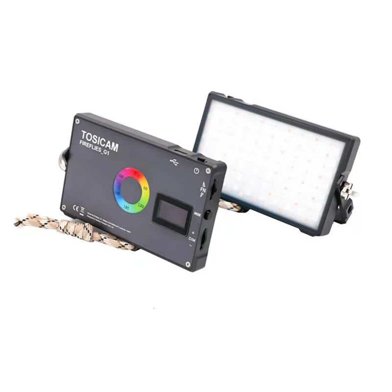 2400K-10000K Full Color Dimmable RGB LED Video Light Photography Lighting with Cold Shoe Adjustable Bracket Mount | Электроника