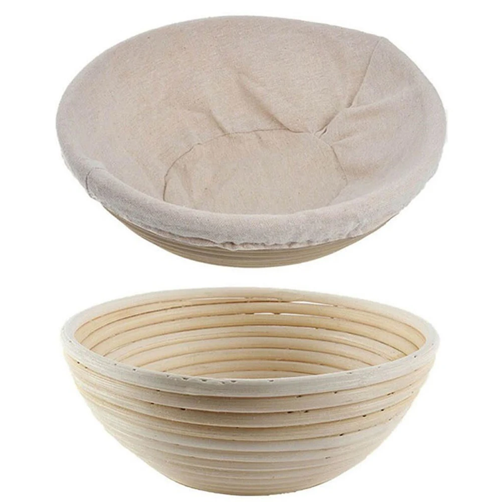 

Bread Fermentation Basket Rattan Bread Proofing Basket Dough Baguette Banneton Brotform Proofing Proving Baskets DIY Baking Tool