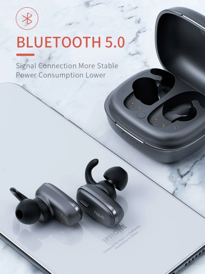 Спортивная Bluetooth-гарнитура Havit I91 TWS 5 0 беспроводные наушники с HD звонками стерео 9D