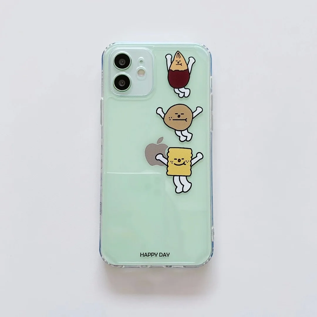 

INS cute funny sweet potato potato expression party phone case for iPhone 11 12 pro MAX Xs MINI Xr X 7 8plus soft TPU back cover